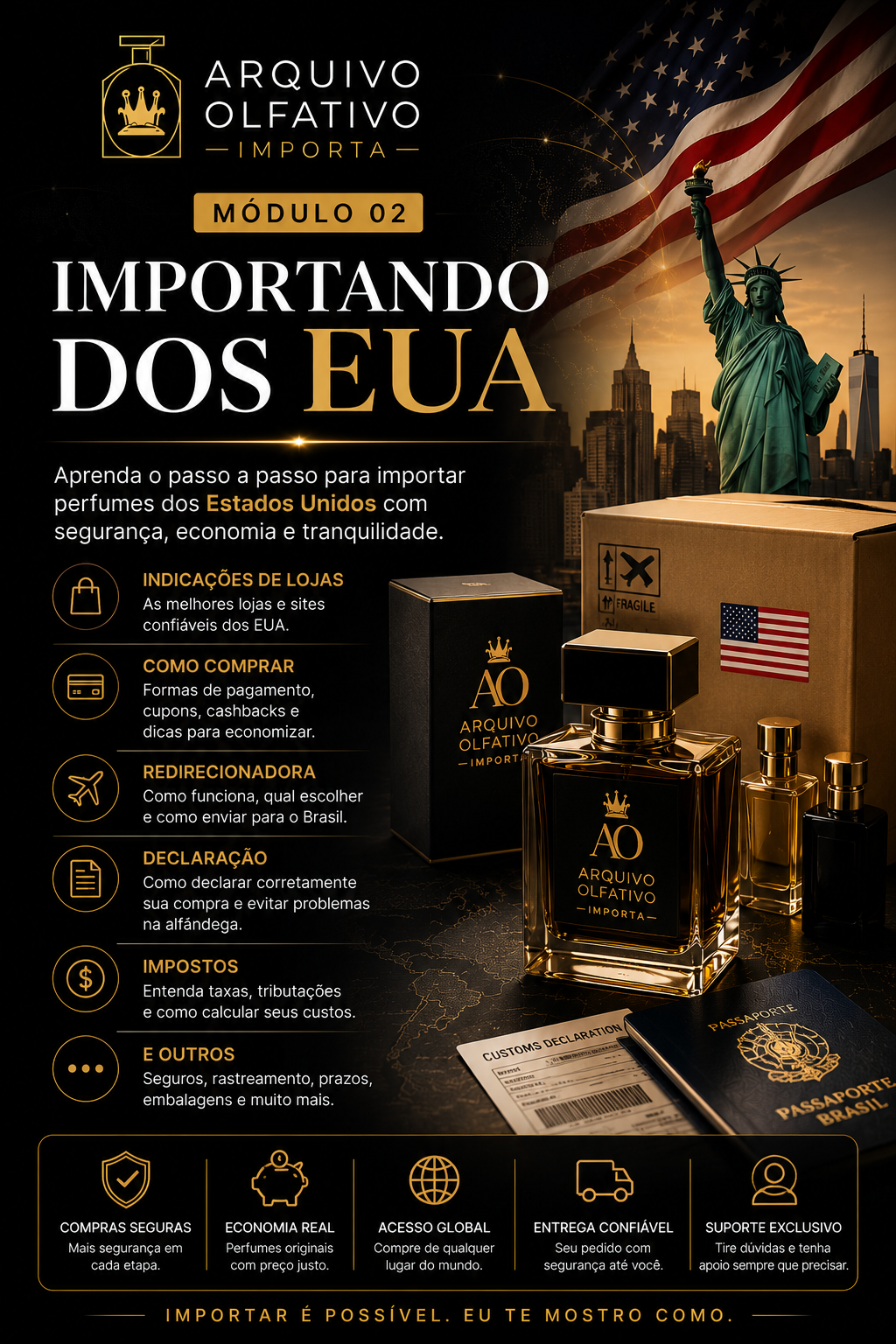 Módulo 02: Importando dos EUA
